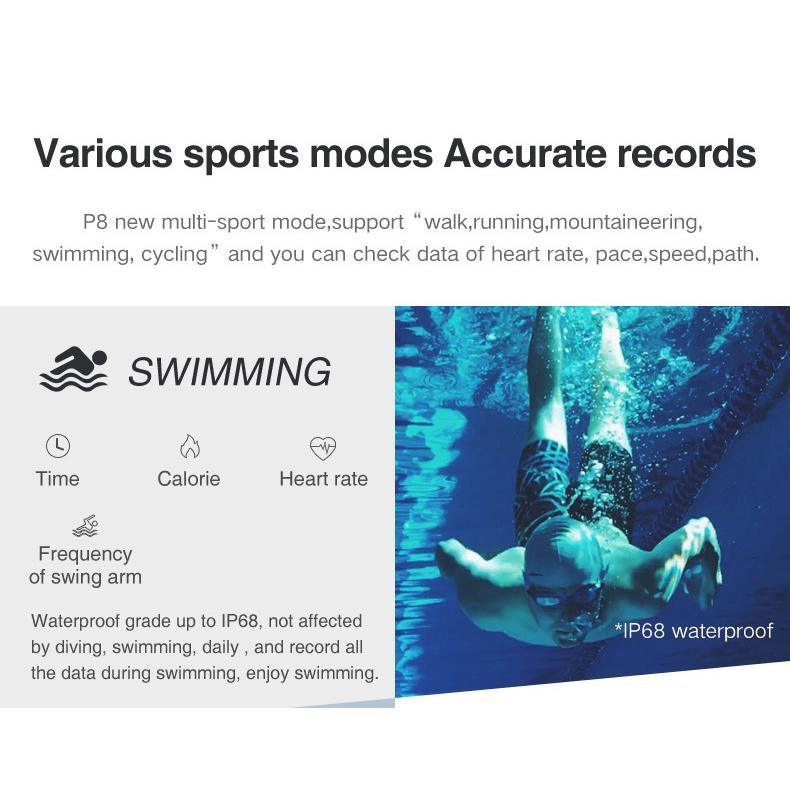 Smart Fit Sporty Fitness Tracker and Waterproof Swimmers Watch - deviceUPS