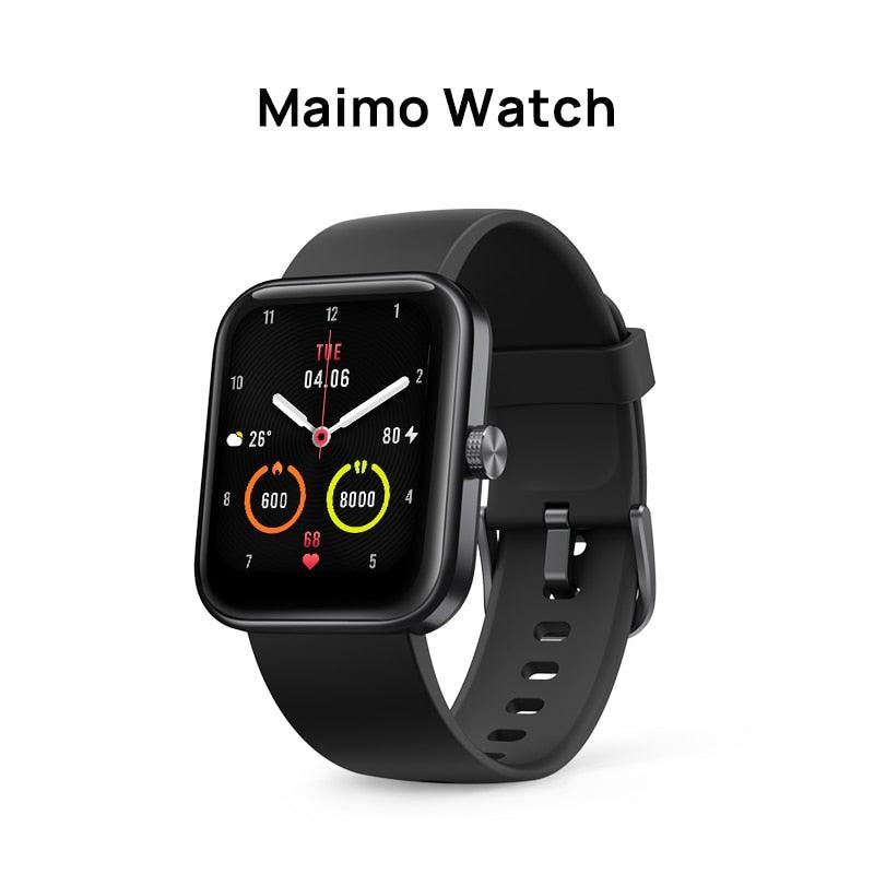 Global Version 70mai Maimo Watch Blood Oxygen Heart Rate 5ATM Waterproof smartwatch Mi Band Women Men - deviceUPS