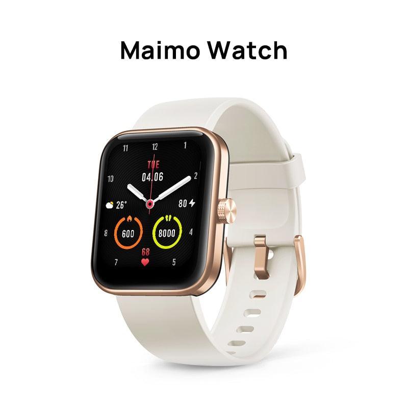 Global Version 70mai Maimo Watch Blood Oxygen Heart Rate 5ATM Waterproof smartwatch Mi Band Women Men - devicecog