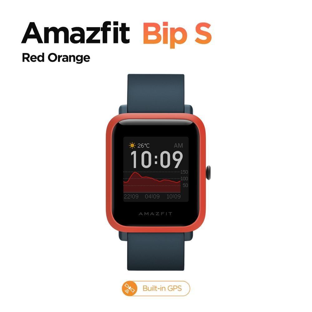 In Stock 2022 Global Amazfit Bip S Smartwatch 5ATM waterproof built in GPS GLONASS Smart Watch for Android iOS Phone - deviceUPS