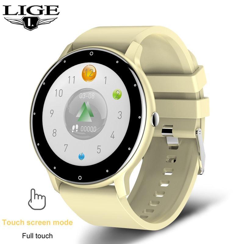 LIGE 2022 New Smart Watch Men Full Touch Screen Sport Fitness Watch IP67 Waterproof Bluetooth Smartwatch Men - devicecog